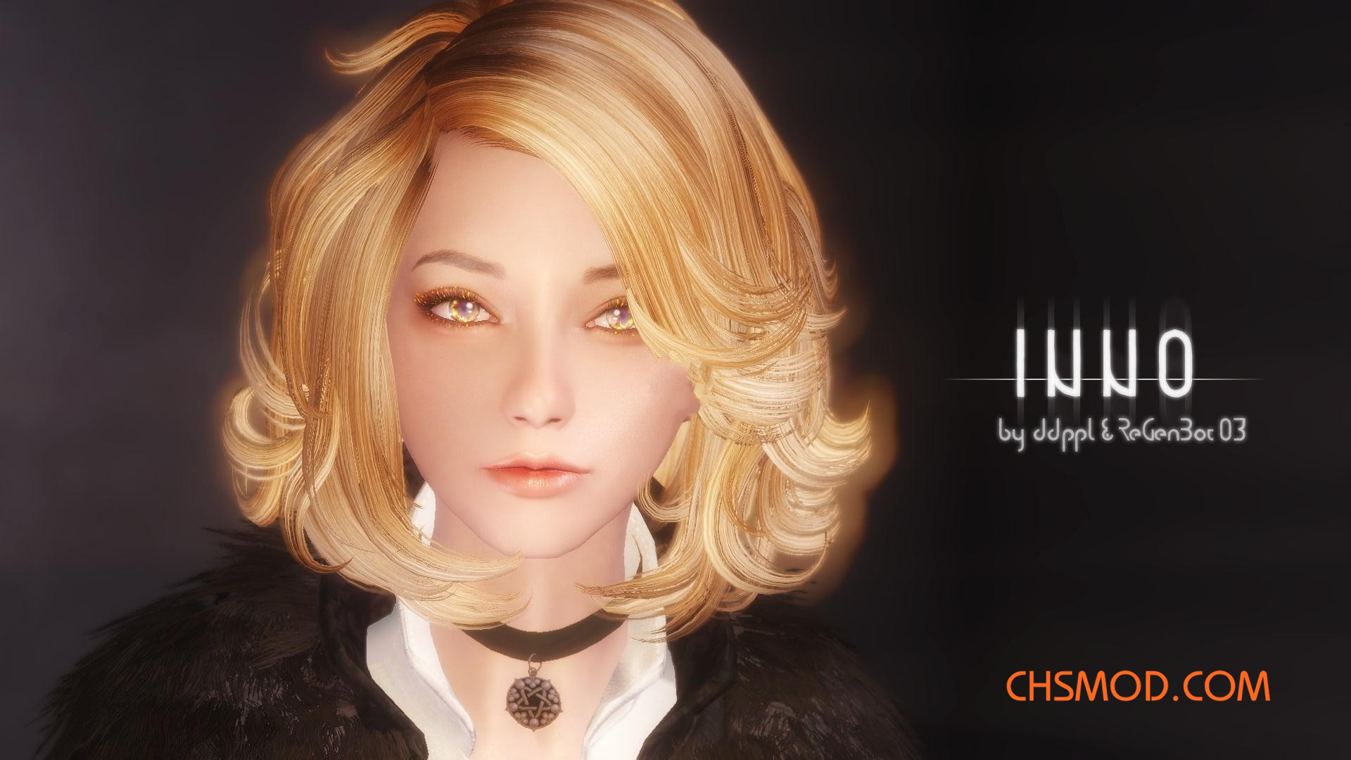 《上古卷轴5：天际》Inno 微卷短发女随从MOD