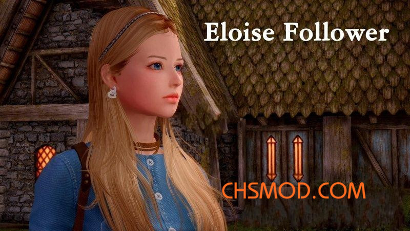 《上古卷轴5：天际》Eloise 卡通语音女性随从MOD