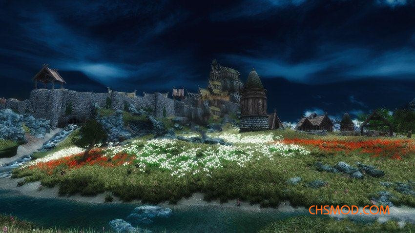 《上古卷轴5：天际》美丽壮观花田MOD