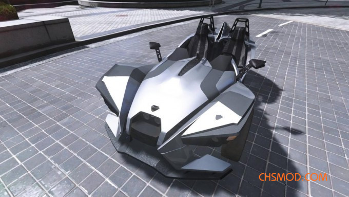 《侠盗猎车手5》2015款北极星 Polaris Slingshot 三轮跑车MOD