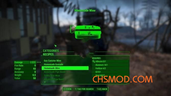 《辐射4》自制爆炸物组MOD