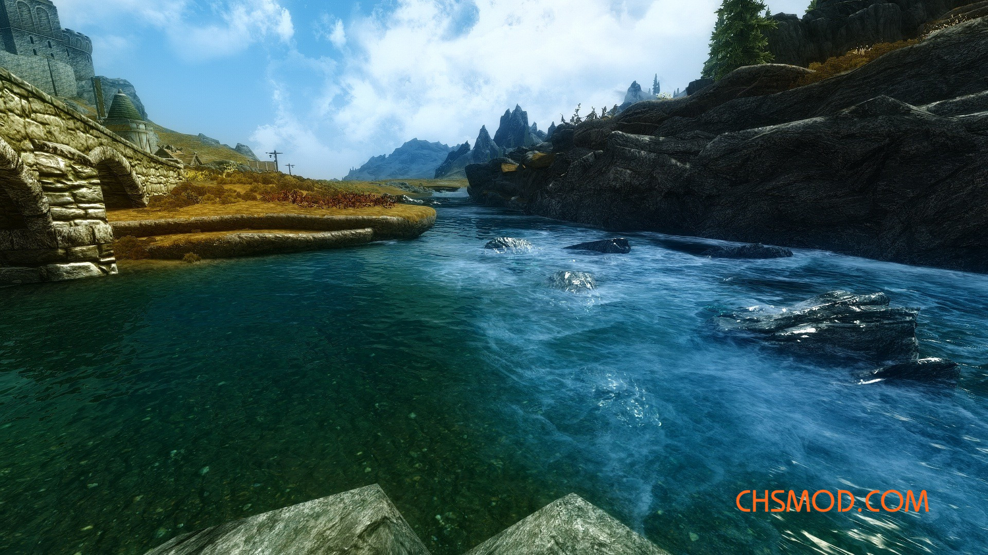 《上古卷轴5：天际》天窗补丁 ENB 的天气扩展及水补丁MOD
