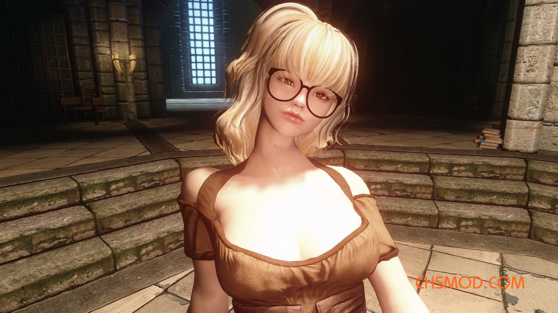 《上古卷轴5：天际》Judy 眼镜萌妹随从MOD