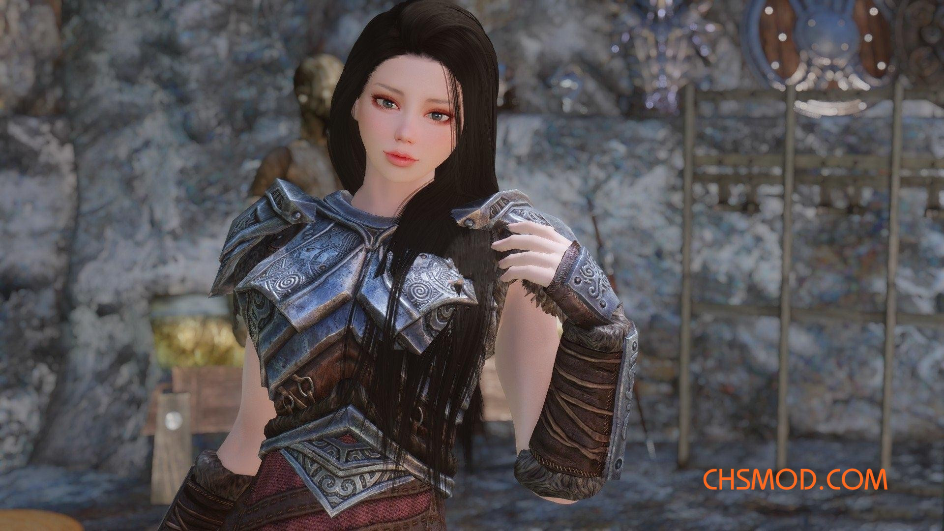 《上古卷轴5：天际》Melanie 黑发女性随从MOD