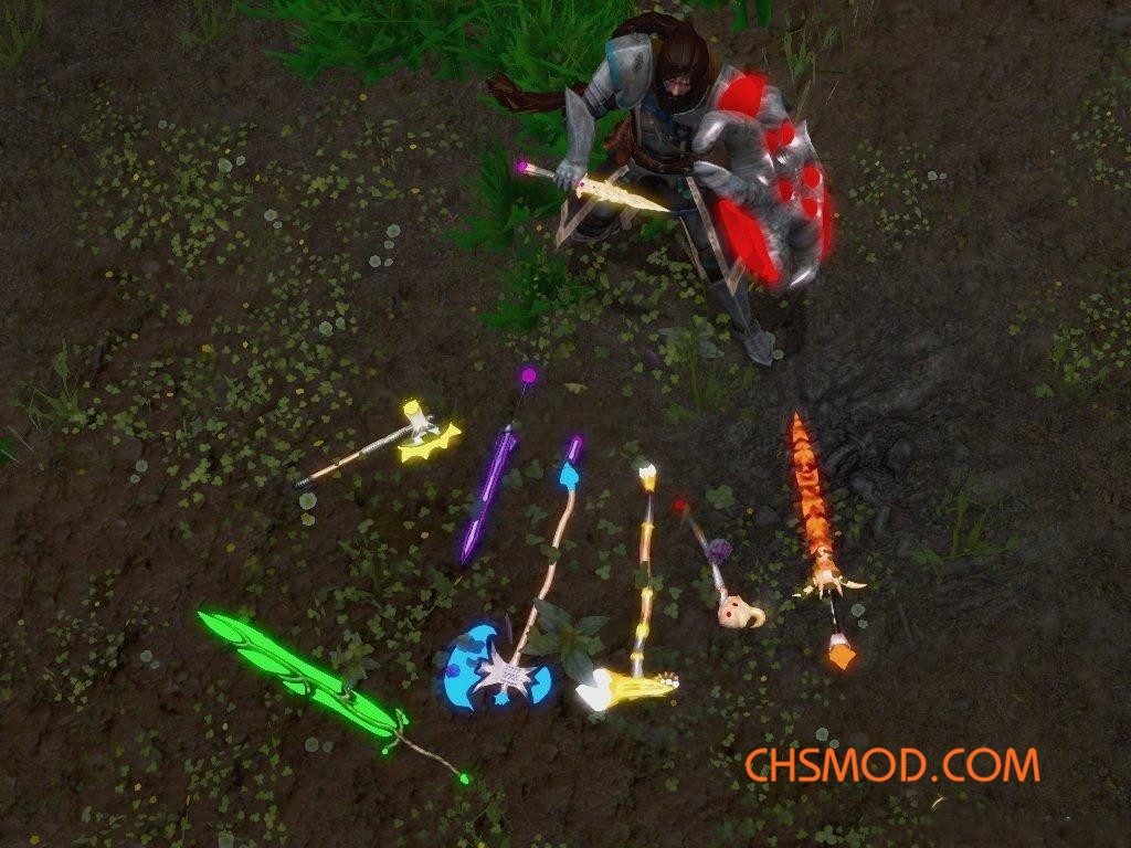 《上古卷轴5：天际》发光武器MOD