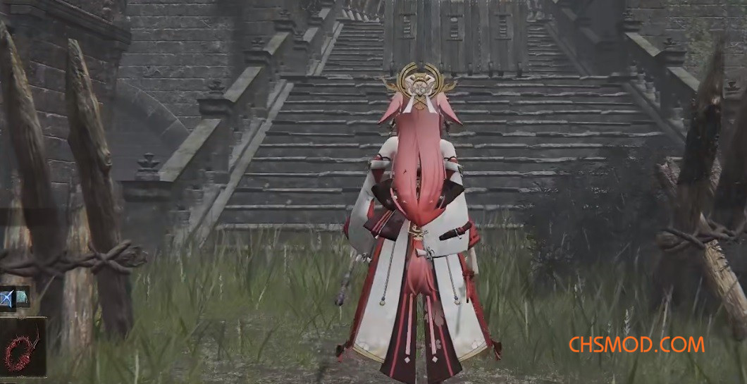 《艾尔登法环》八重神子替换流浪骑士MOD