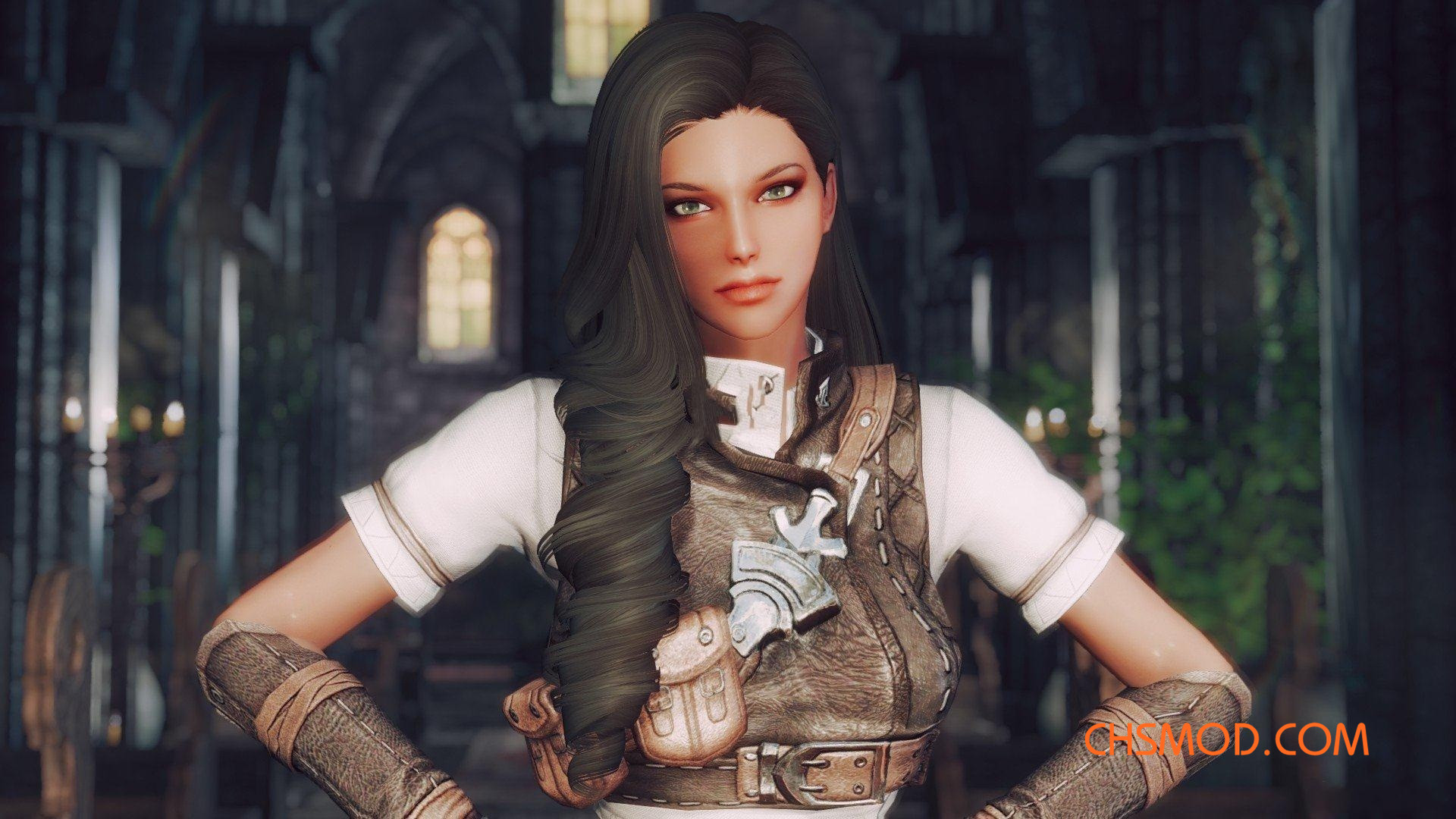《上古卷轴5：天际》Vanna 黑色长发女性随从MOD