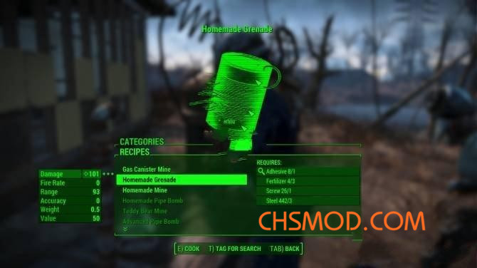 《辐射4》自制爆炸物组MOD