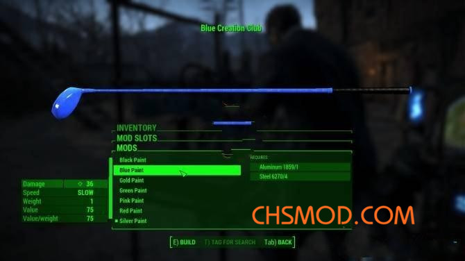 《辐射4》花式高尔夫球杆MOD