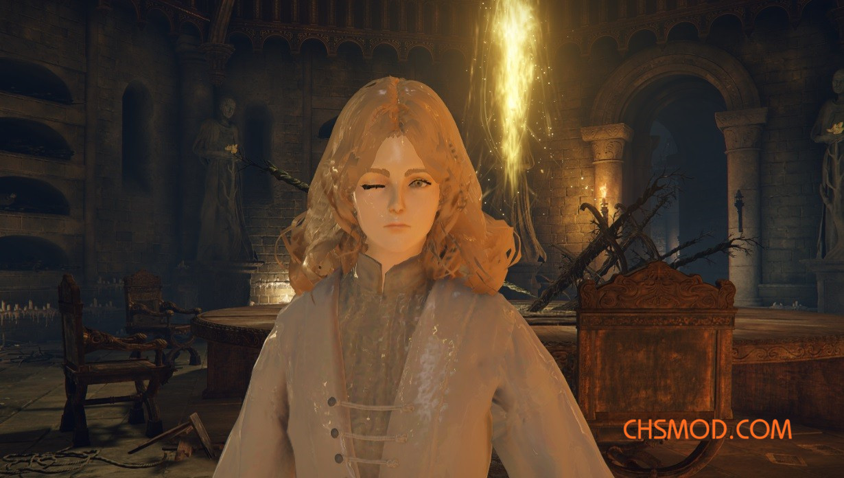 《艾尔登法环》老婆梅琳娜替换占星术师无油光版MOD