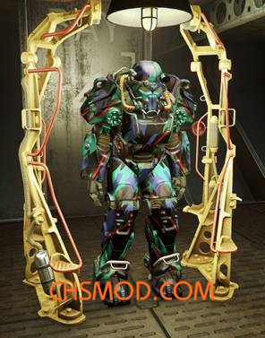 《辐射4》彩色条纹动力装甲MOD