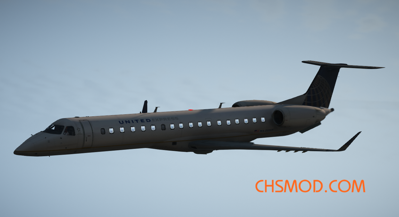 《侠盗猎车手5》巴西航空 ERJ-145 RX 支线客机MOD