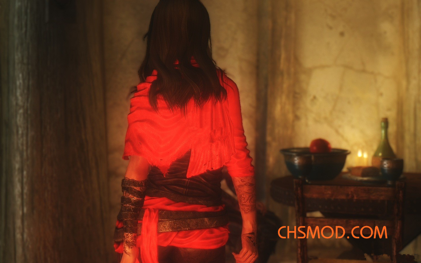 《上古卷轴5：天际》性感猩红黎明铠甲MOD