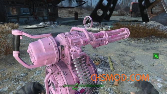 《辐射4》加特林机枪高清重制MOD