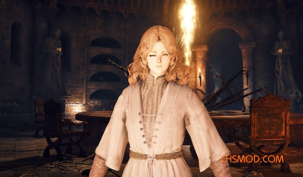 《艾尔登法环》老婆梅琳娜替换占星术师无油光版MOD