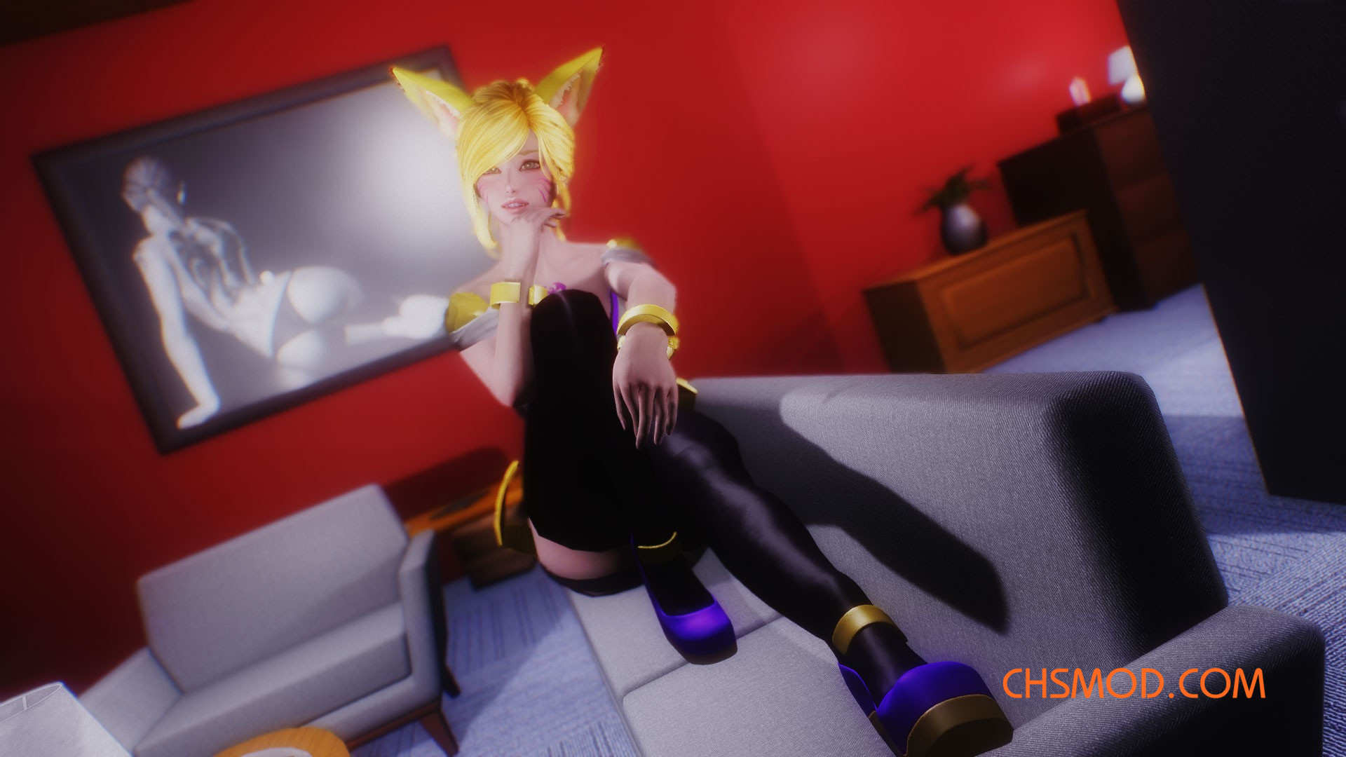 《上古卷轴5：天际》KDA Ahri 套装MOD