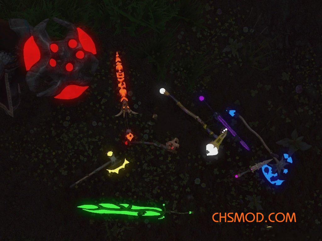 《上古卷轴5：天际》发光武器MOD