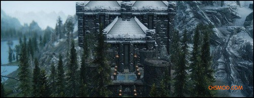 《上古卷轴5：天际》冬季石头城堡MOD