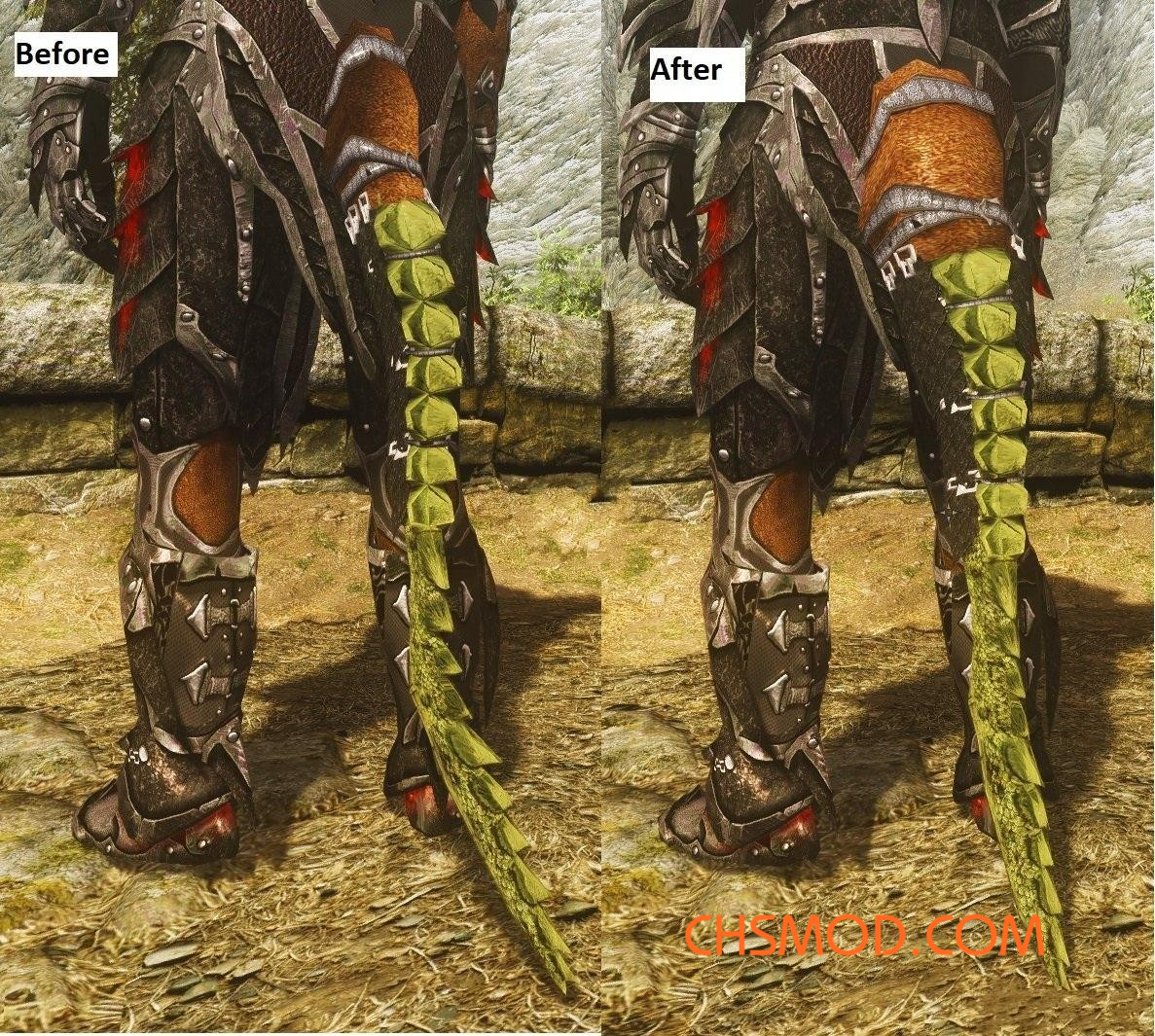 《上古卷轴5：天际》阿尔贡人尾部增大MOD