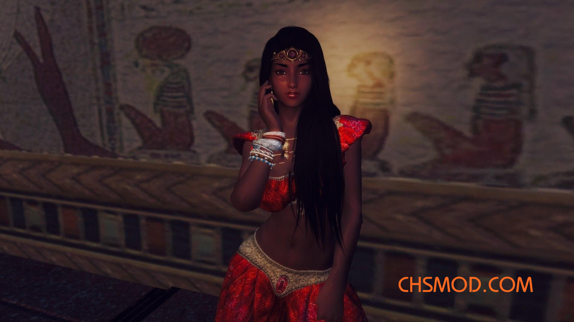 《上古卷轴5：天际》Jasmine 阿拉伯风格女性随从MOD