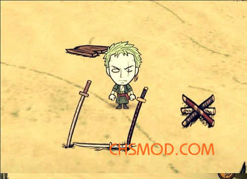 《饥荒》剑客索隆MOD