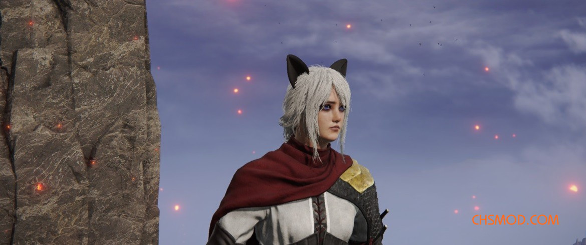 《艾尔登法环》多款可爱猫耳朵替换两种头盔MOD