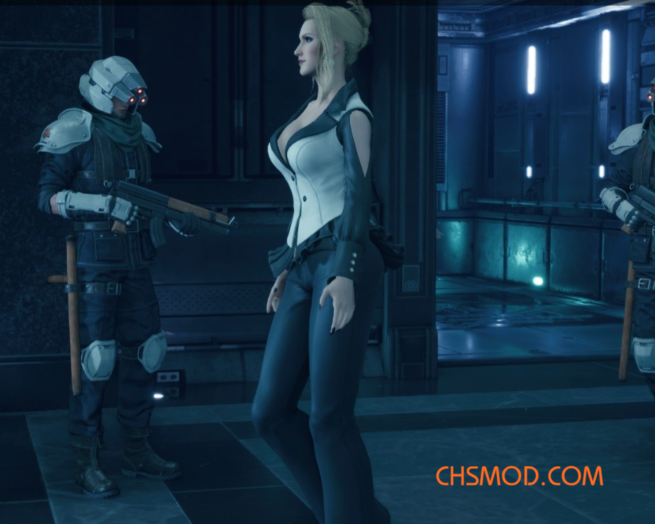 《最终幻想7：重制版》斯嘉莱特穿上拳皇麦卓服装MOD