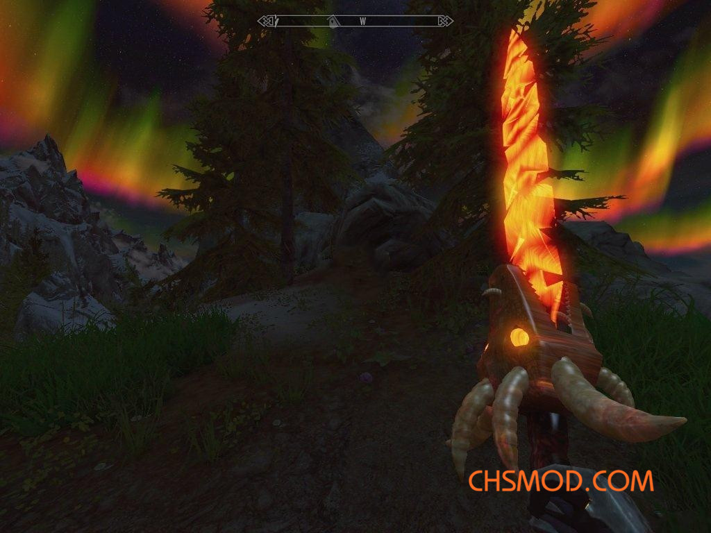 《上古卷轴5：天际》发光武器MOD