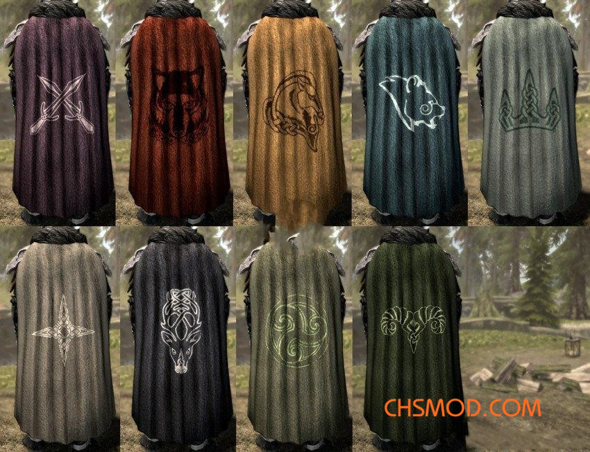 《上古卷轴5：天际》帅气斗篷和披肩MOD