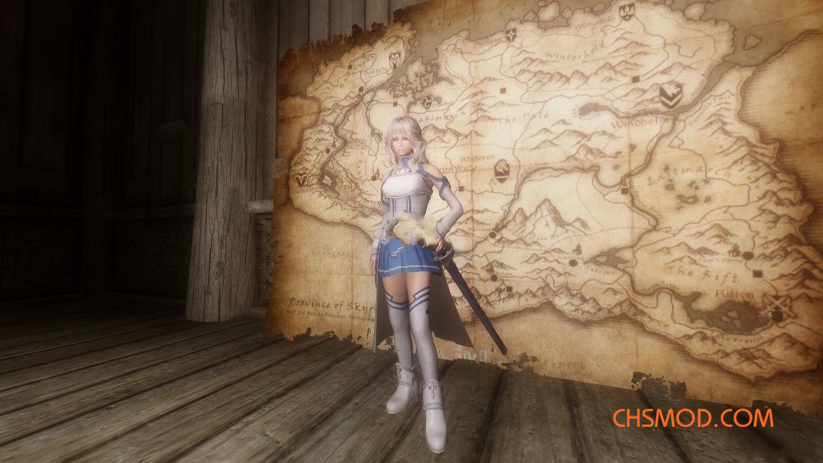 《上古卷轴5：天际》《刀剑神域》亚丝娜服装武器MOD