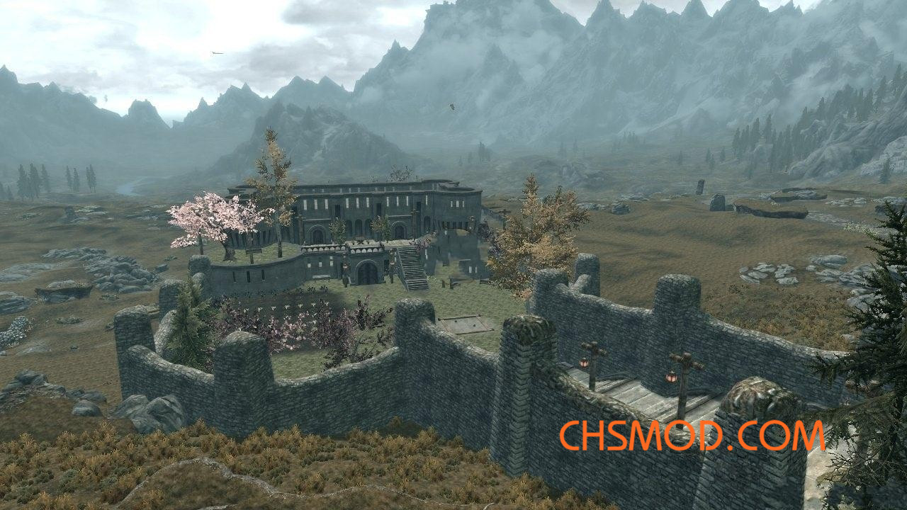 《上古卷轴5：天际》大型城堡玩家之家MOD