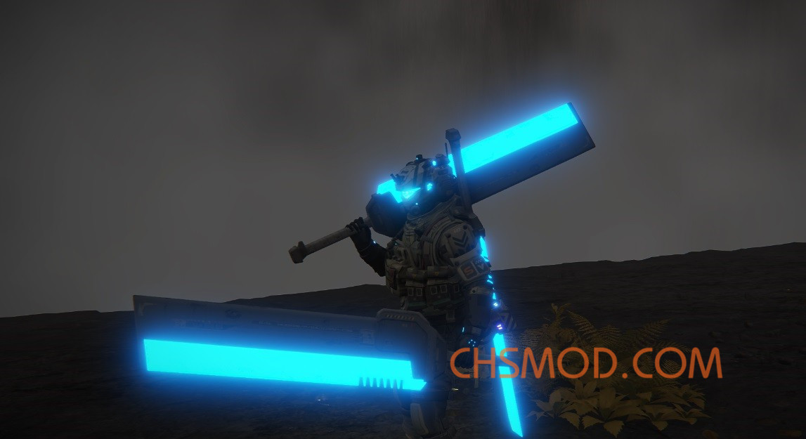 《艾尔登法环》泰坦陨落替换碎星大剑尊腐骑士套MOD