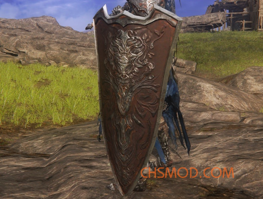 《艾尔登法环》黑暗之魂3狼骑士大剑与狼大盾MOD V1.1