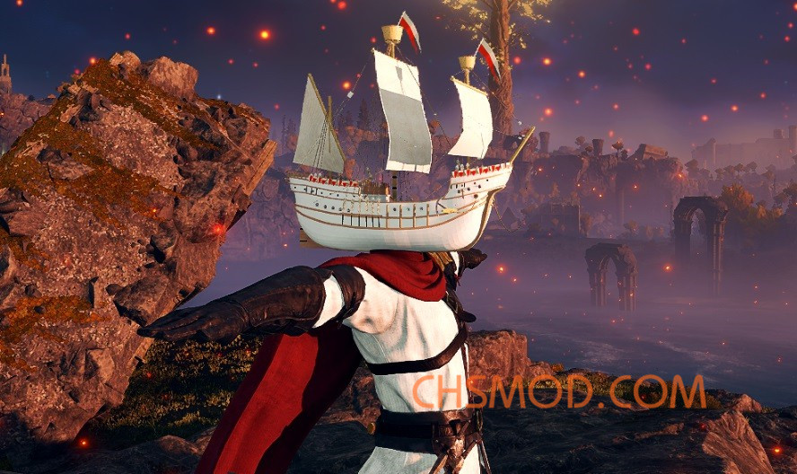 《艾尔登法环》皇家战舰取代藏身面具MOD