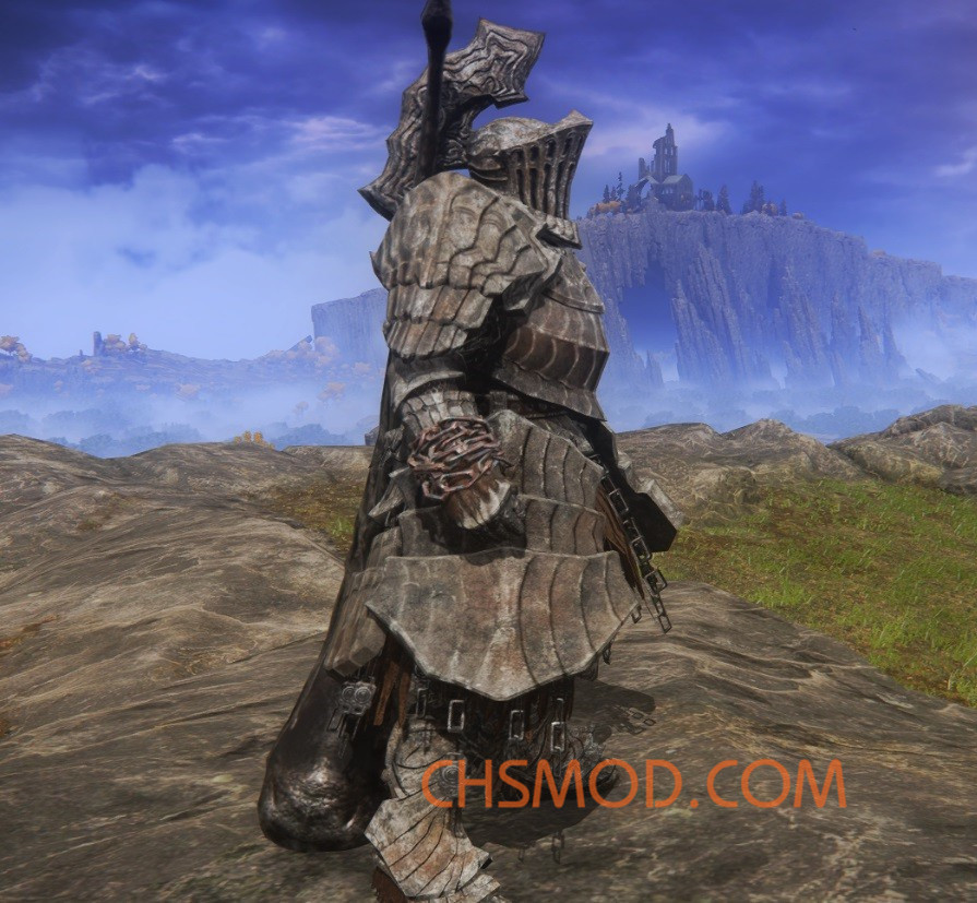 《艾尔登法环》黑暗之魂哈维尔套装替换大山羊铠甲MOD V1.1