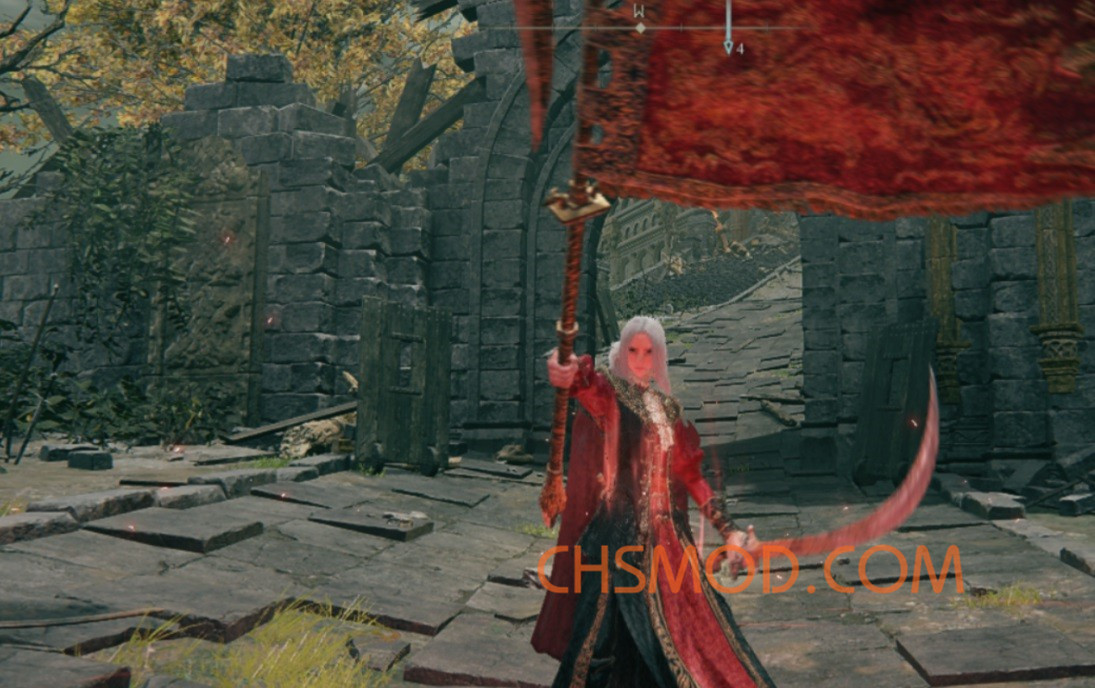 《艾尔登法环》血源红色骑士装替换猎犬骑士套MOD