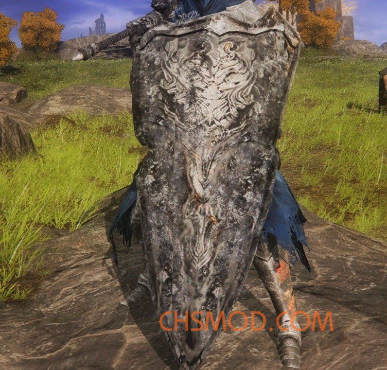 《艾尔登法环》黑暗之魂1结界大盾取代红狮子大盾MOD