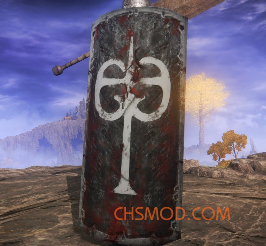 《艾尔登法环》黑暗之魂3黑铁大盾与巨剑MOD