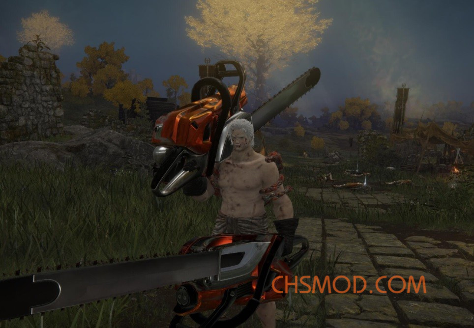 《艾尔登法环》电锯替换基萨的刺轮MOD