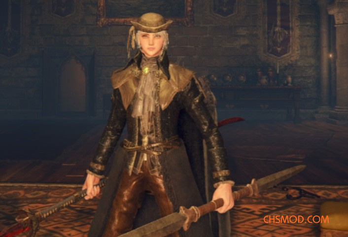 《艾尔登法环》血源诅咒玛利亚女士套装MOD
