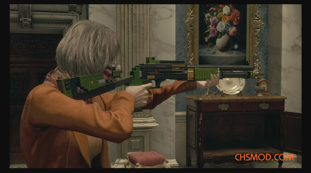 《生化危机4：重制版》乐高版XM1014霰弹枪MOD