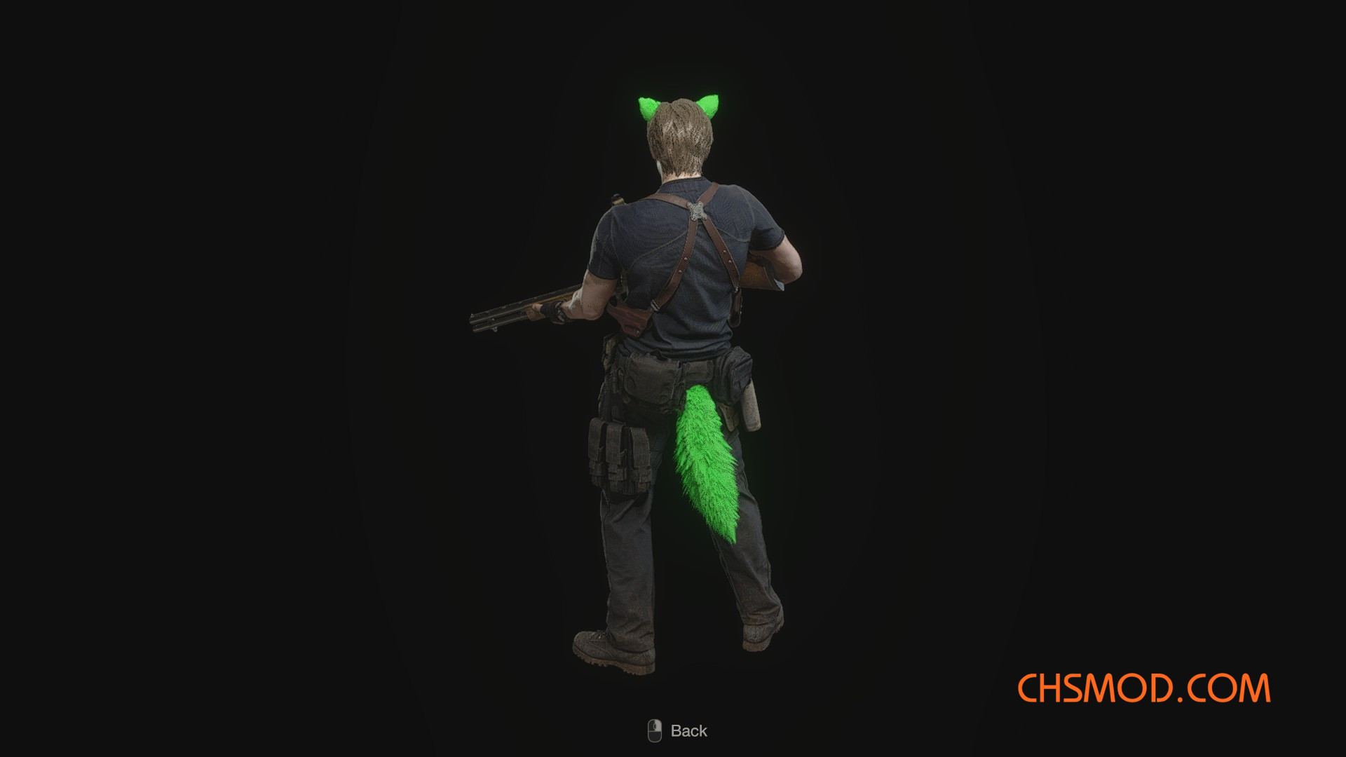 《生化危机4：重制版》多种颜色的猫耳和狼尾MOD