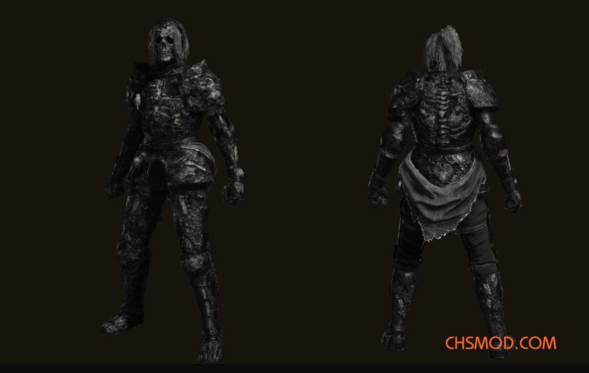 《艾尔登法环》乌木纹理皇家遗骸套装MOD