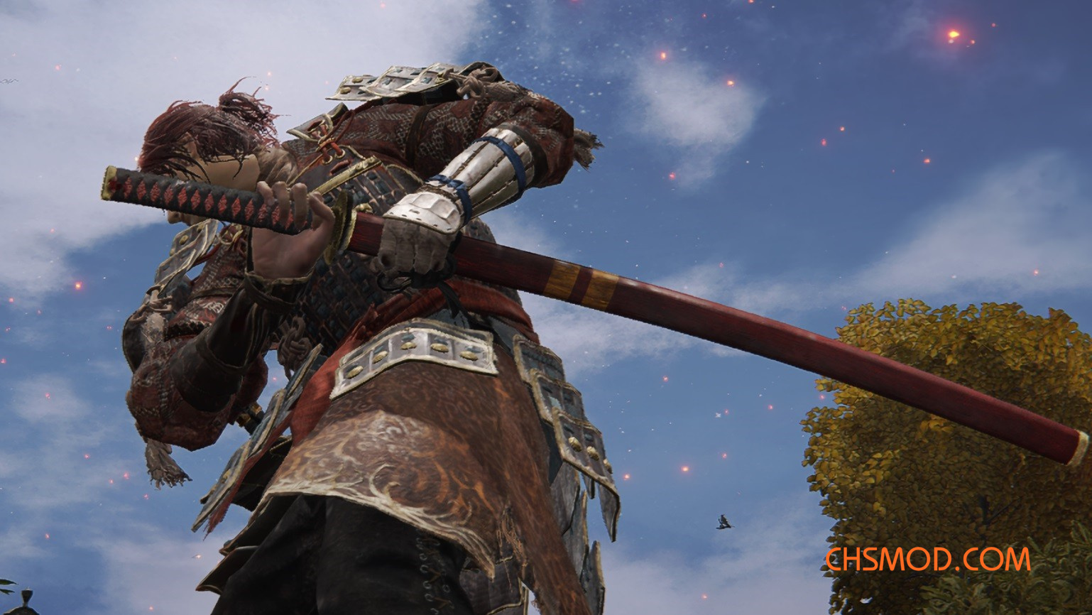 《艾尔登法环》只狼苇名弦一郎武士刀MOD
