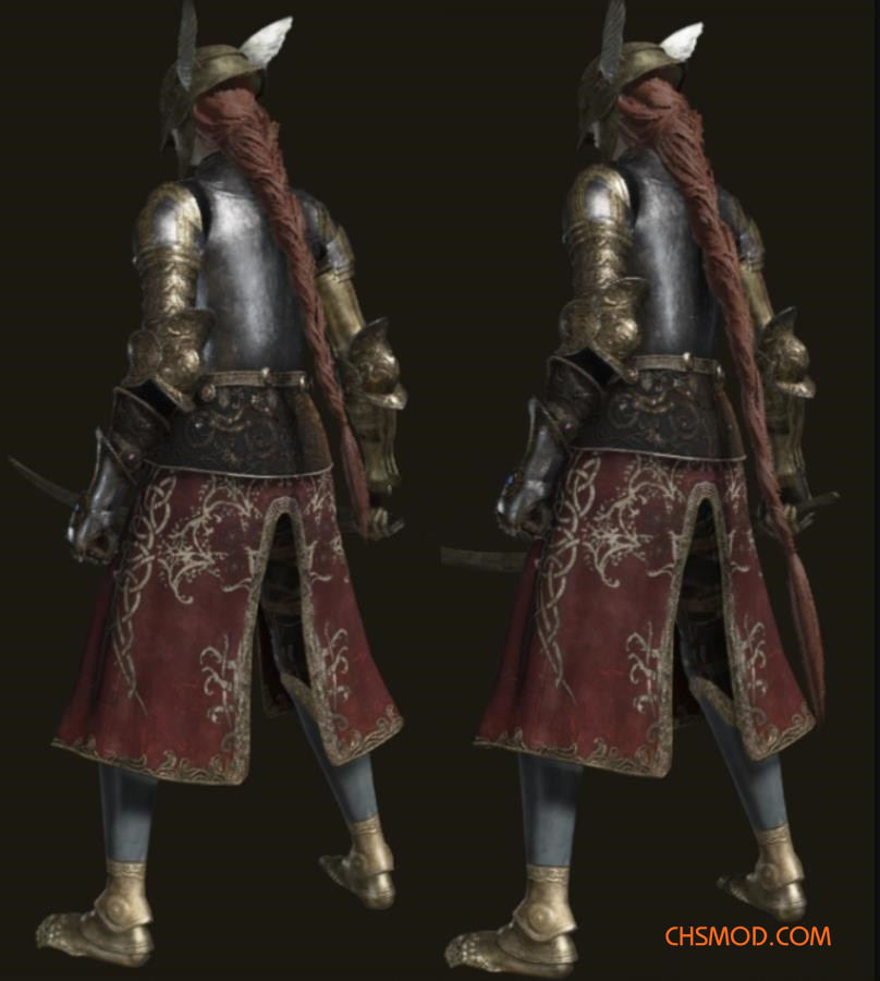 《艾尔登法环》玛莲妮亚的长辫头盔MOD