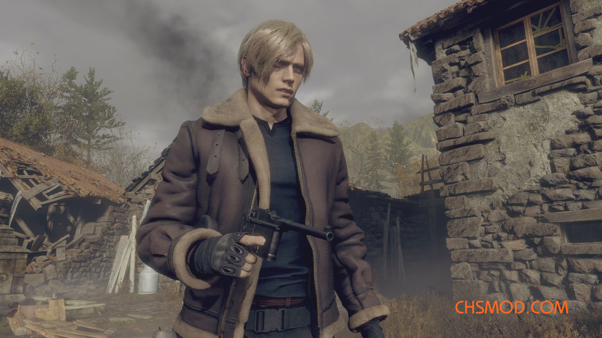 《生化危机4：重制版》黑色武器重新着色MOD