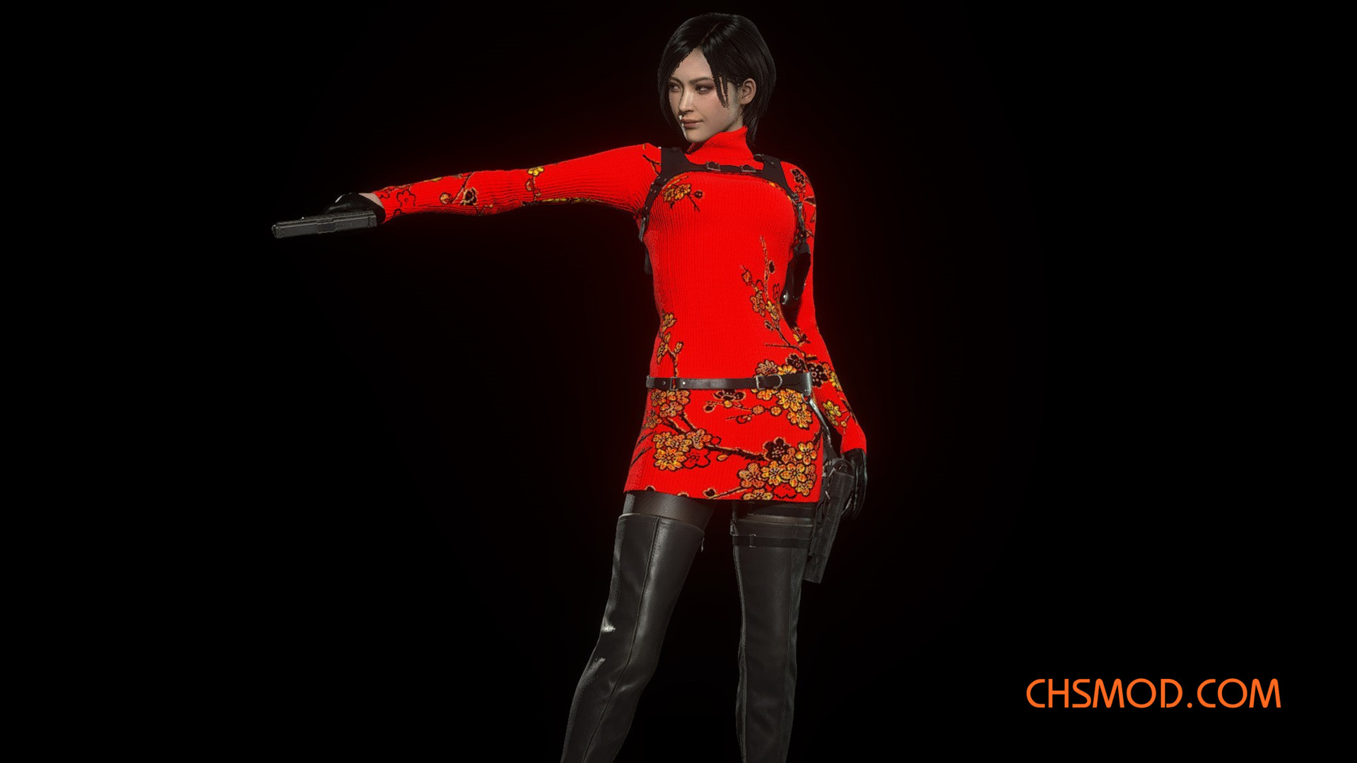 《生化危机4：重制版》艾达王梅花高领服装外观MOD