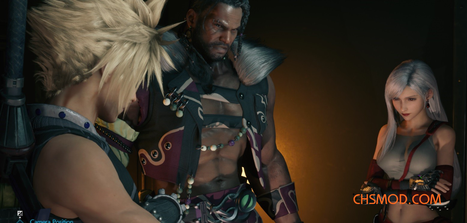 《最终幻想7：重制版》天野喜孝设计巴雷特MOD