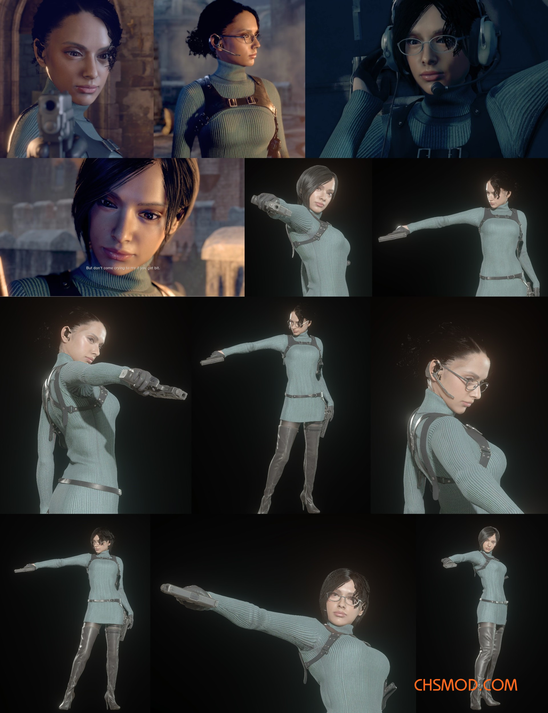 《生化危机4：重制版》艾达王哈尼根服装外观MOD