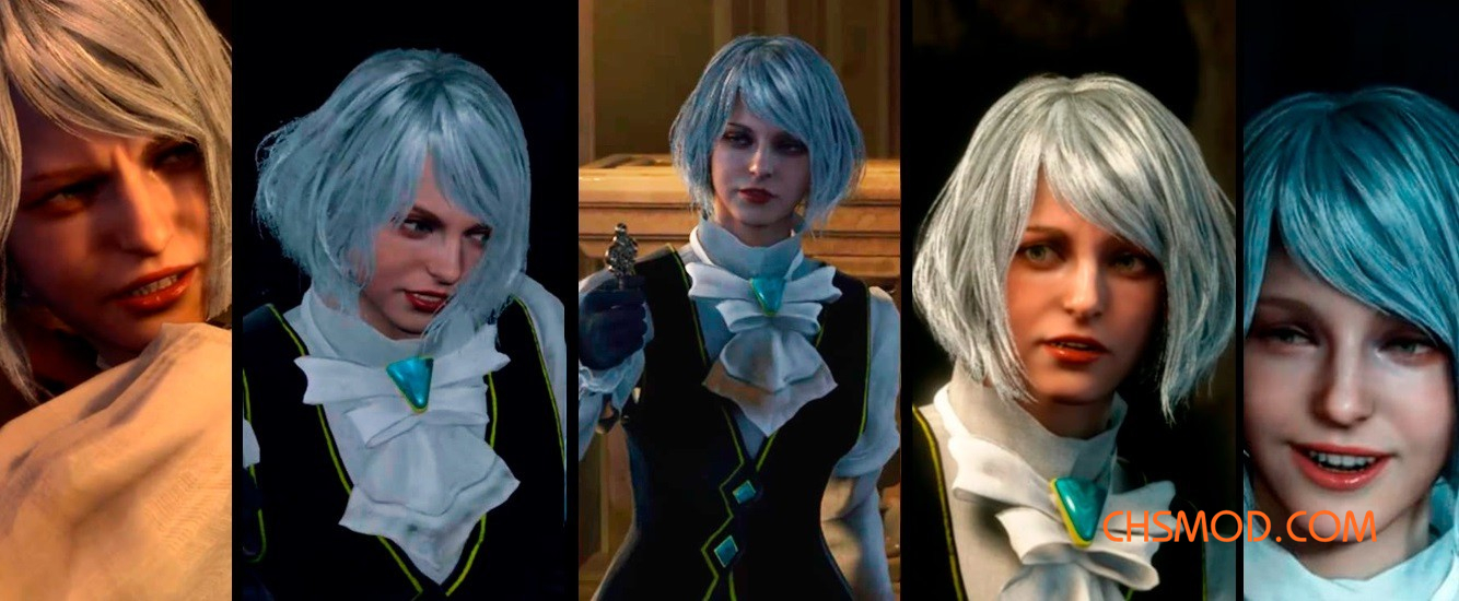 《生化危机4：重制版》阿什莉cos逆转裁判狩魔冥MOD